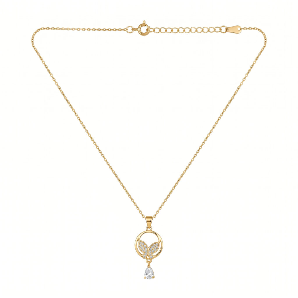 AD Gold-Plated Pendant Anti-Tarnish