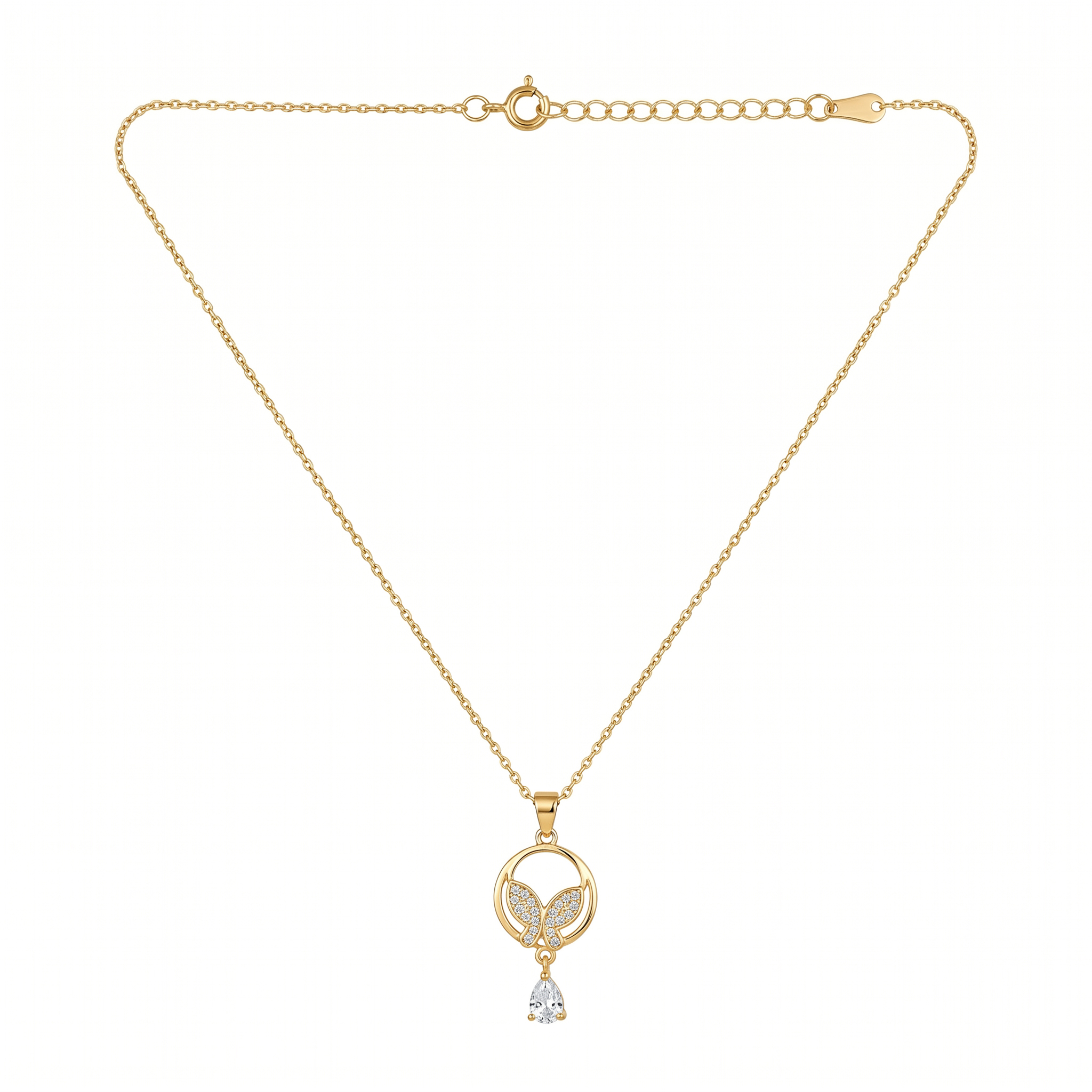 AD Gold-Plated Pendant Anti-Tarnish