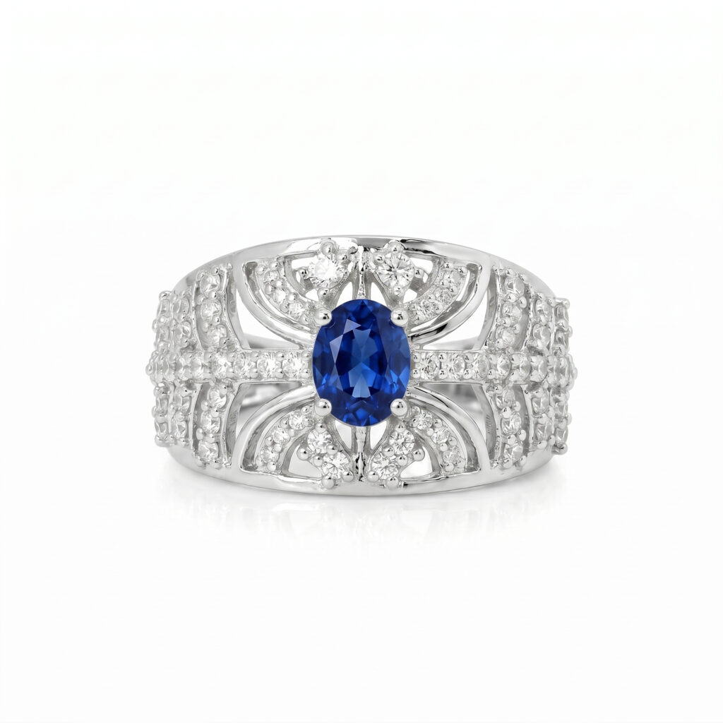 Glimvera Royal Blue Nano AD Ring