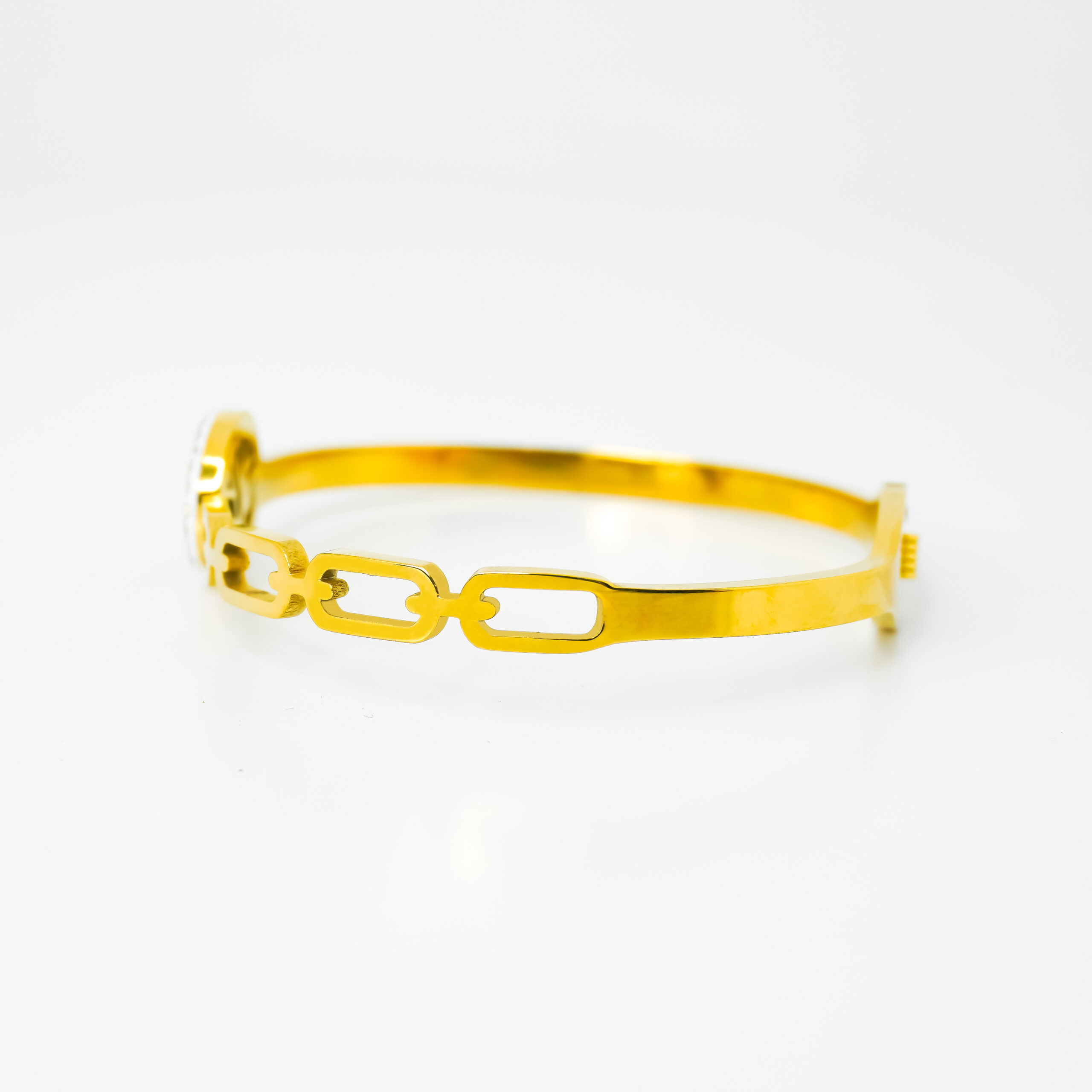Elegant Anti Tarnish Tree of Life Crystal AD Stone Bracelet - Image 2